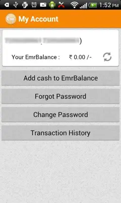 EMRecharge android App screenshot 5